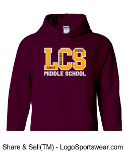 Adult Middle School Hoodie Design Zoom