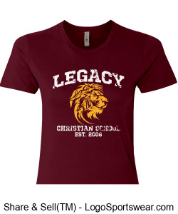 Ladies Legacy Tee Design Zoom