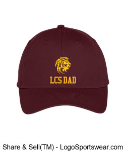 One Size Cotton Hat for Dad Design Zoom